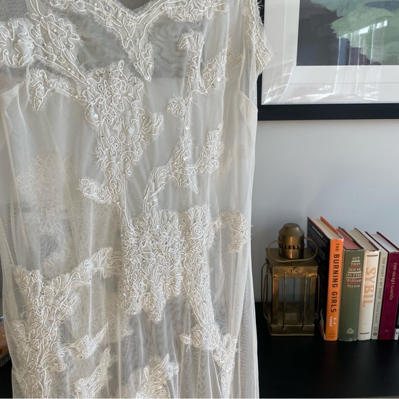 Vintage 90s Newport News Sheer Slip Dress - Picture 14 of 16